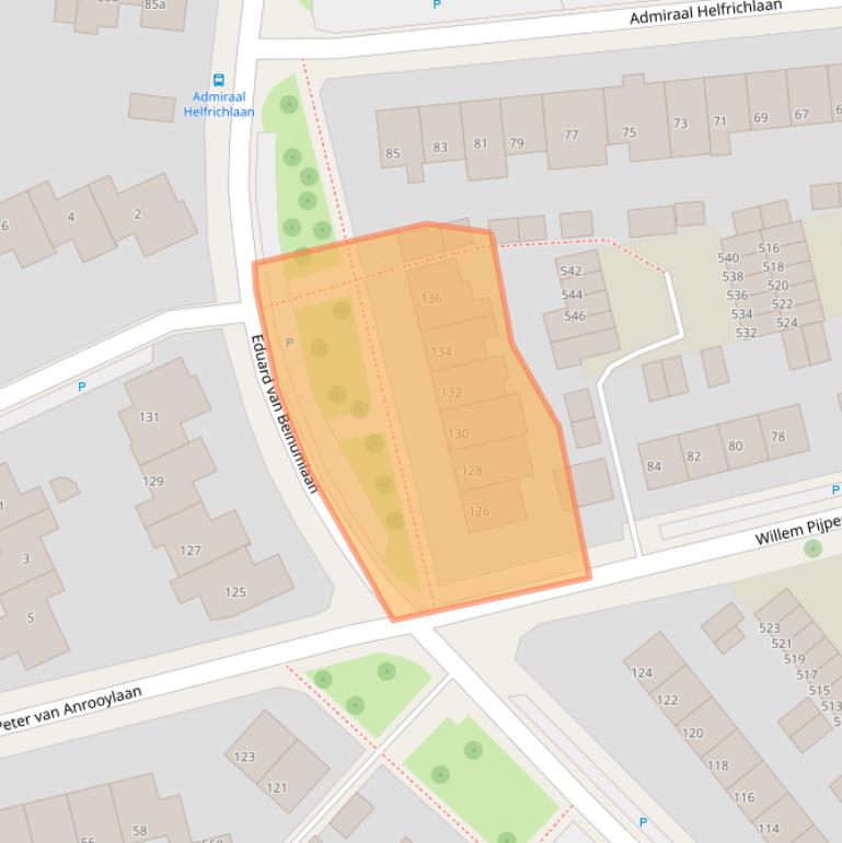 Kaart van postcodegebied 6952CR.