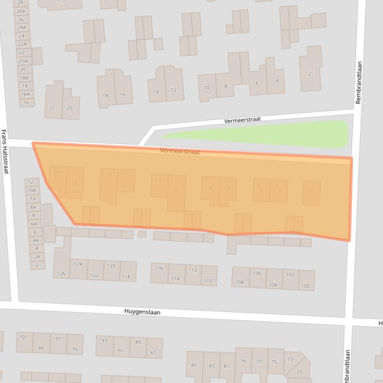 Kaart van postcodegebied 6961ZC.