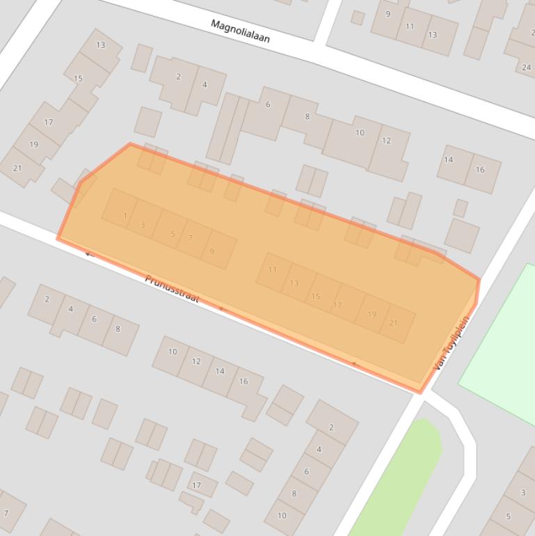 Kaart van postcodegebied 6982CG.