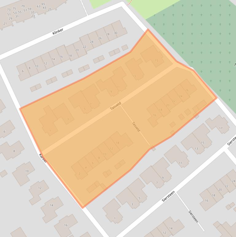 Kaart van postcodegebied 6991KD.