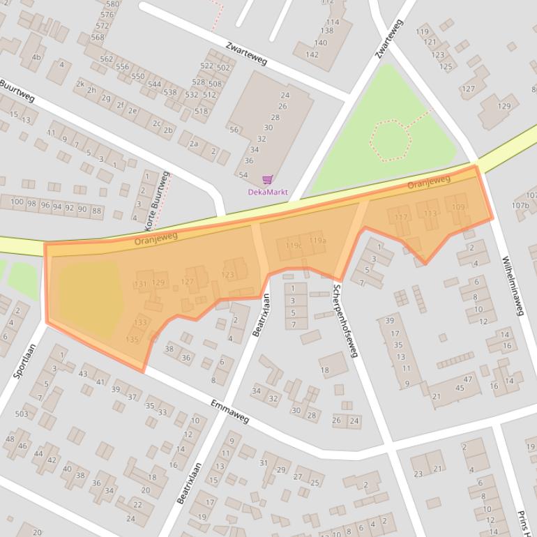 Kaart van postcodegebied 6991WL.