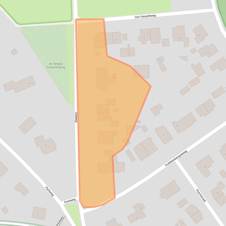 Kaart van postcodegebied 6994CP.