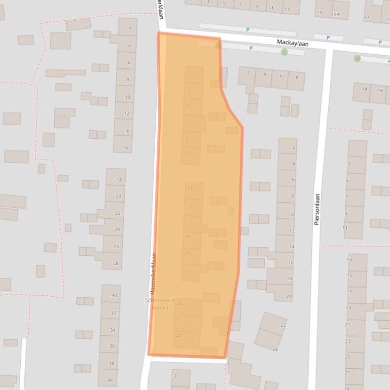 Kaart van postcodegebied 7003AM.