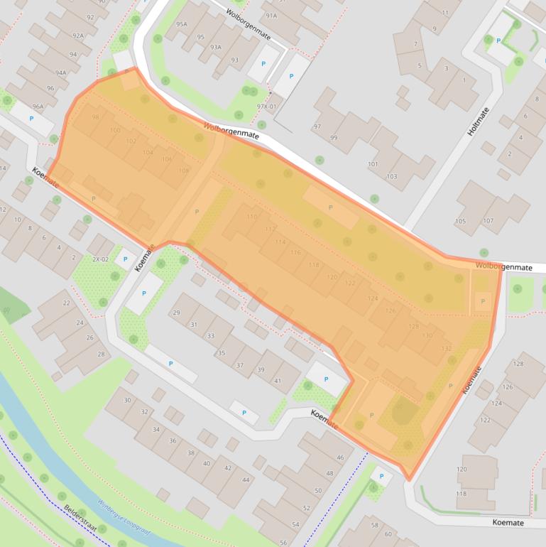 Kaart van postcodegebied 7006DL.