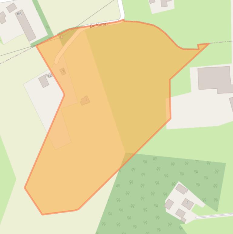 Kaart van postcodegebied 7035CK.