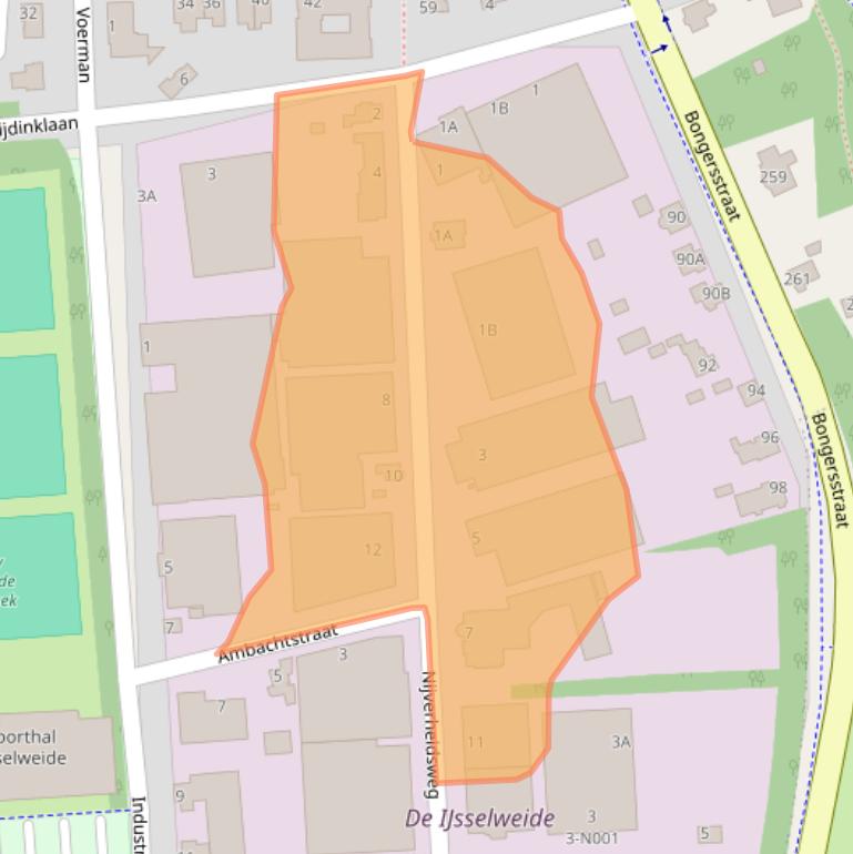 Kaart van postcodegebied 7071CH.