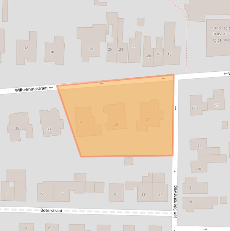 Kaart van postcodegebied 7101CN.