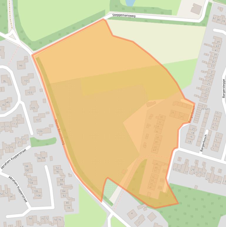 Kaart van postcodegebied 7103DE.