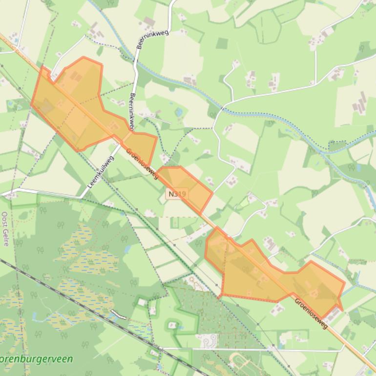 Kaart van postcodegebied 7104GA.