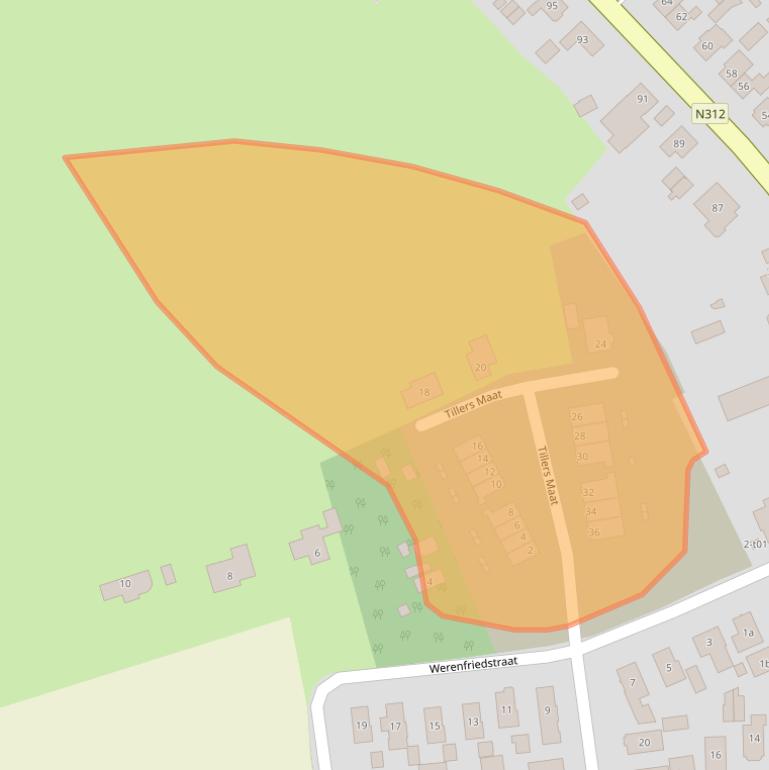 Kaart van postcodegebied 7136MZ.