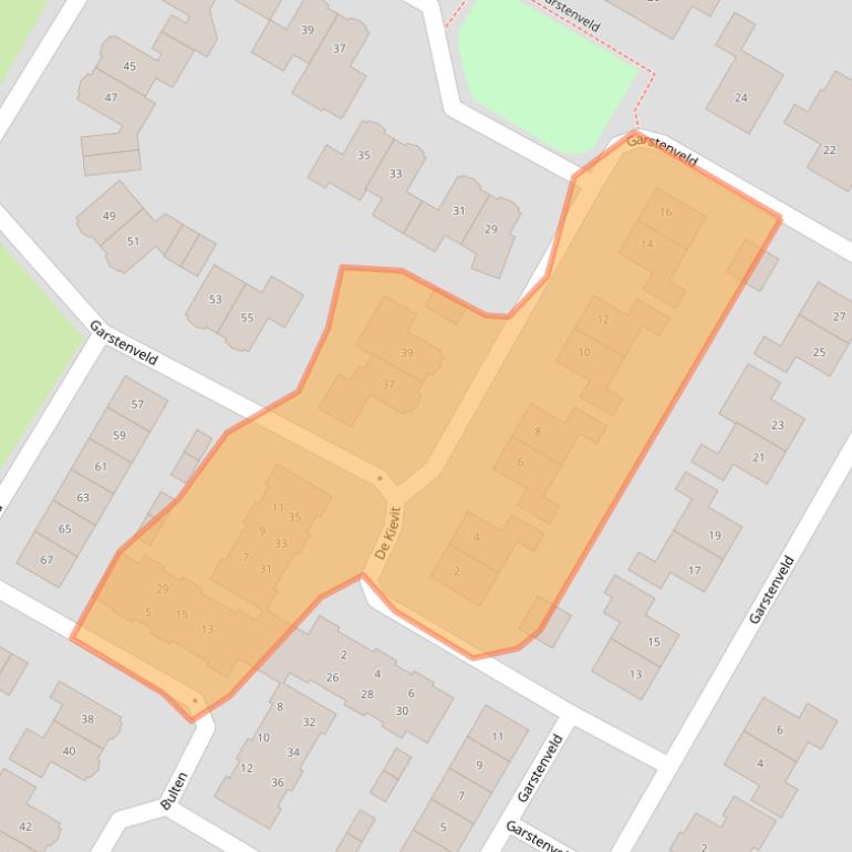 Kaart van postcodegebied 7141NH.