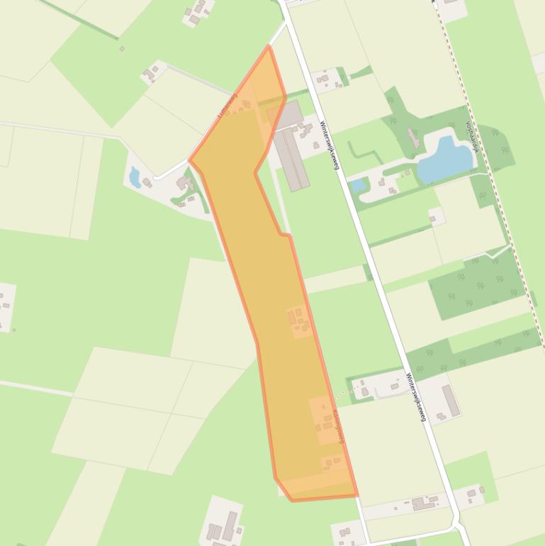 Kaart van postcodegebied 7152CD.