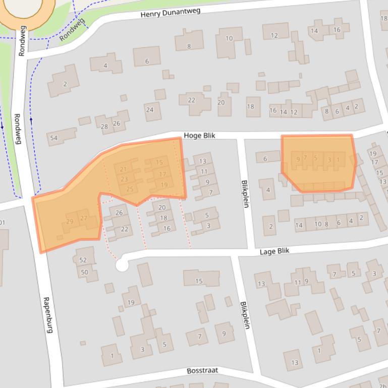Kaart van postcodegebied 7161XR.