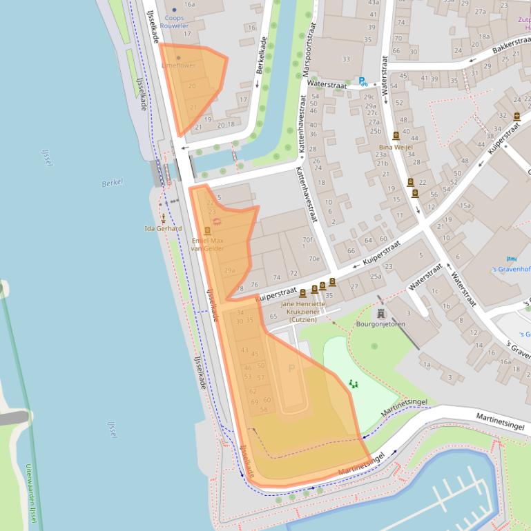 Kaart van postcodegebied 7201HD.