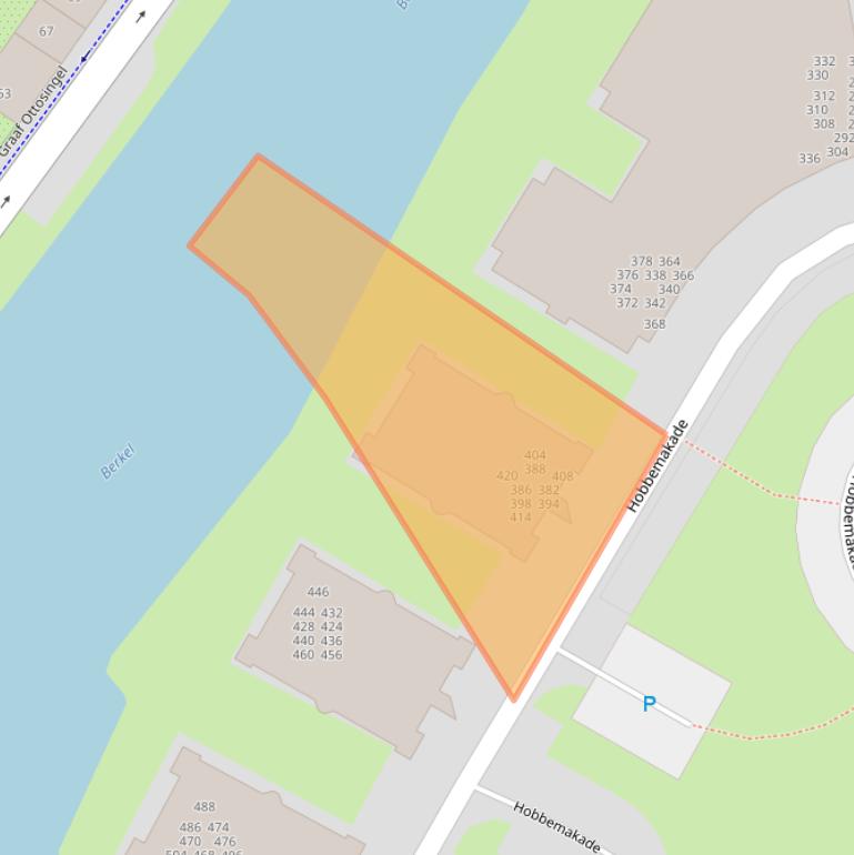 Kaart van postcodegebied 7204TE.