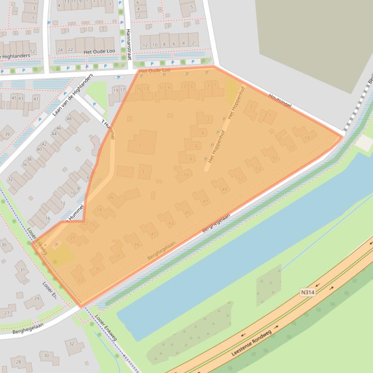 Kaart van postcodegebied 7207EC.