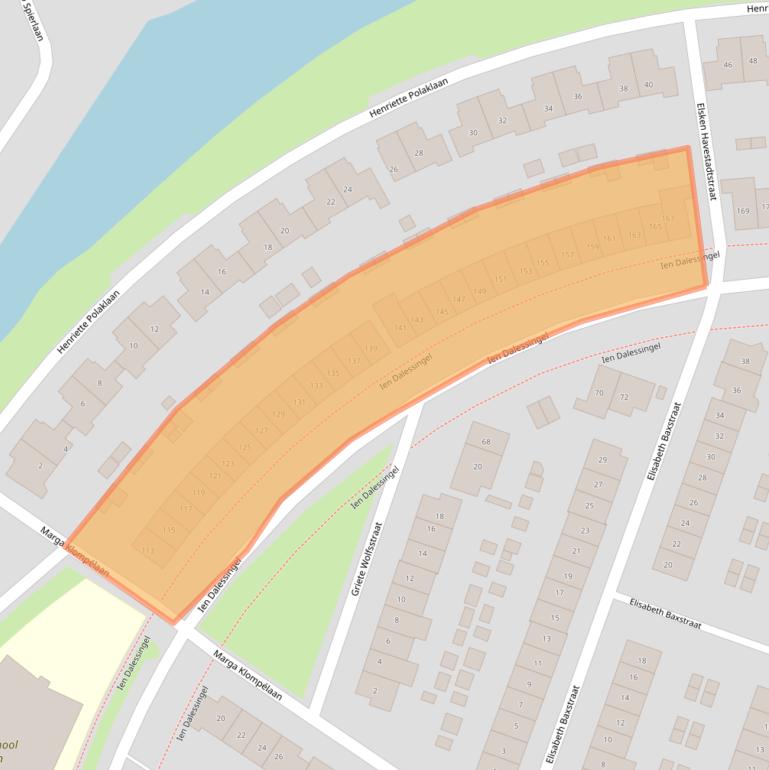 Kaart van postcodegebied 7207LC.