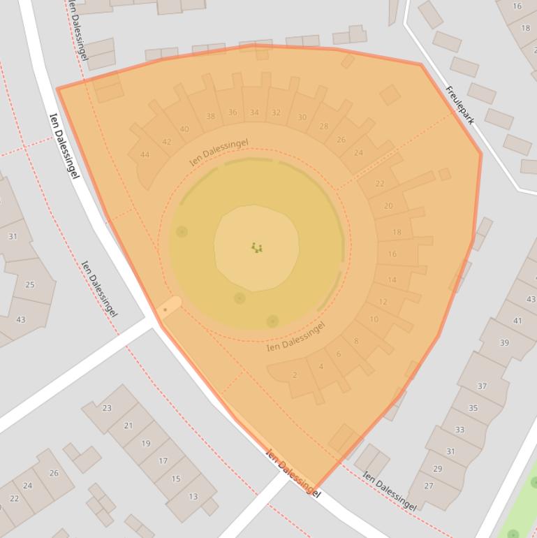 Kaart van postcodegebied 7207LK.
