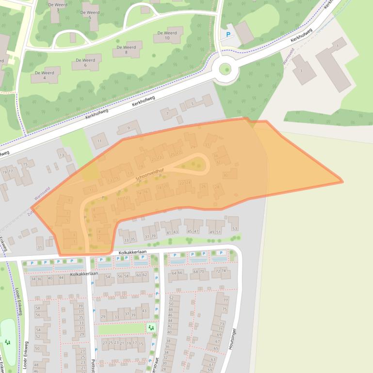 Kaart van postcodegebied 7207SH.