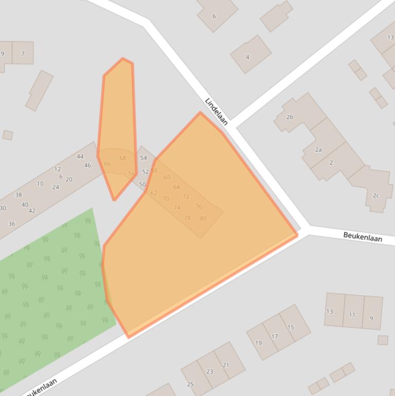 Kaart van postcodegebied 7213DH.