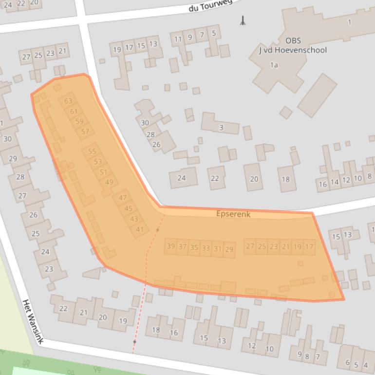 Kaart van postcodegebied 7214AN.