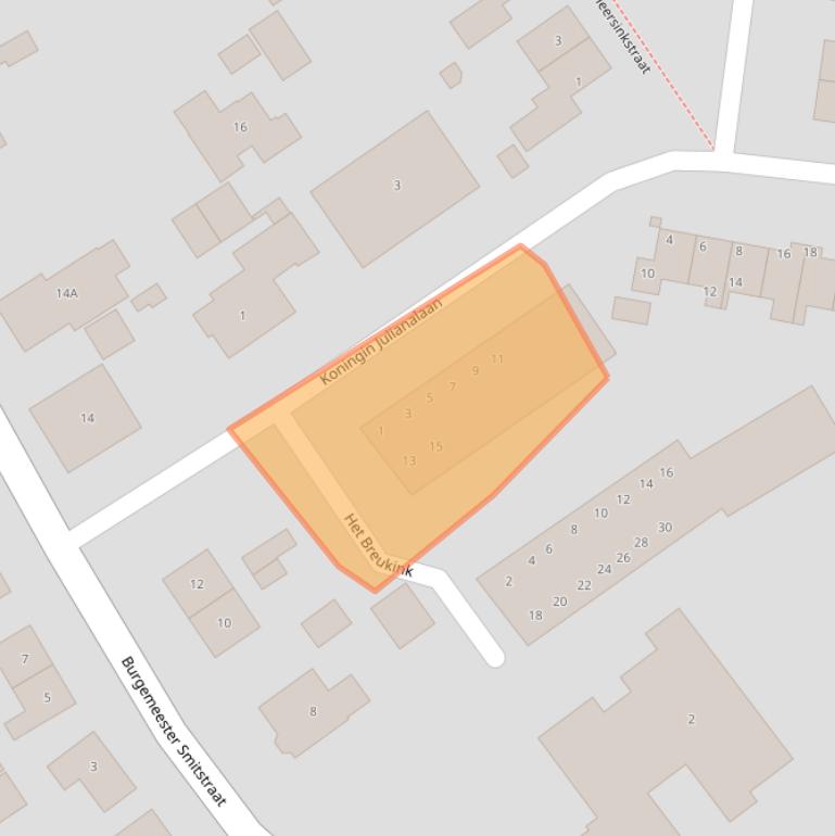 Kaart van postcodegebied 7221SX.