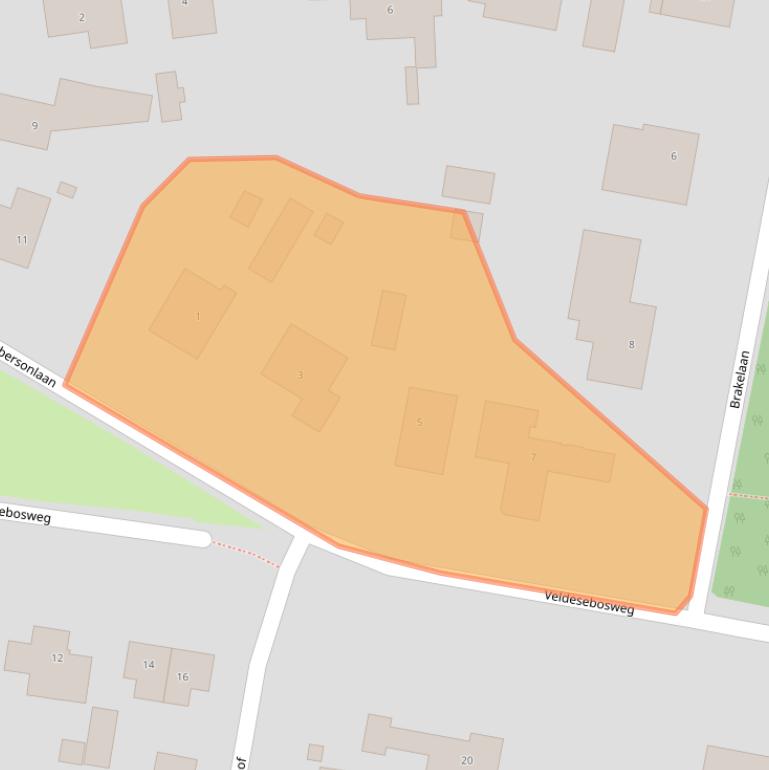 Kaart van postcodegebied 7231DV.