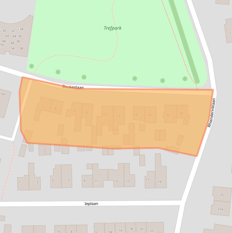 Kaart van postcodegebied 7231EV.