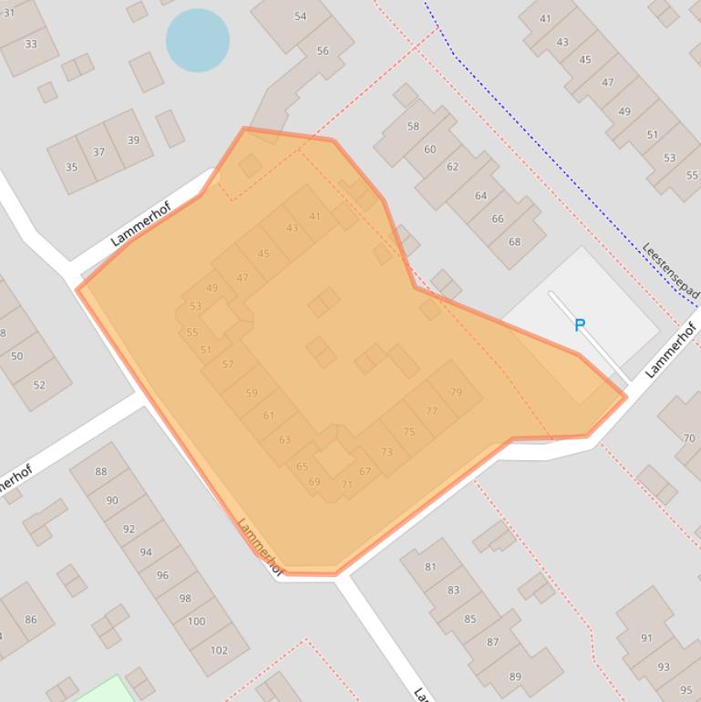 Kaart van postcodegebied 7232AS.
