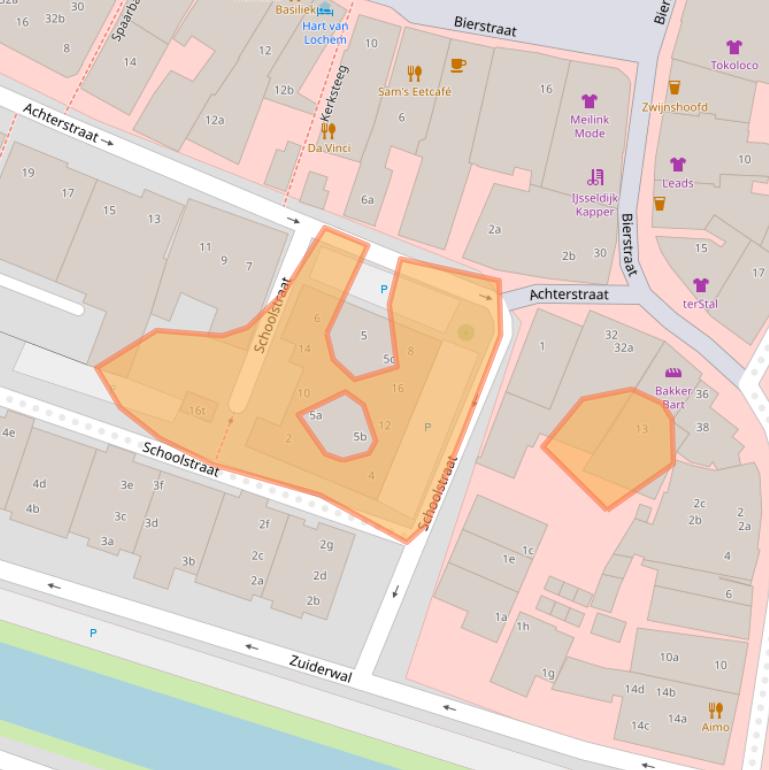 Kaart van postcodegebied 7241AX.