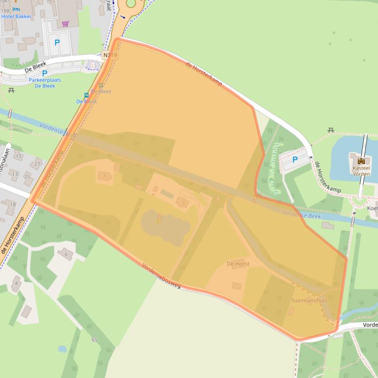 Kaart van postcodegebied 7251ME.