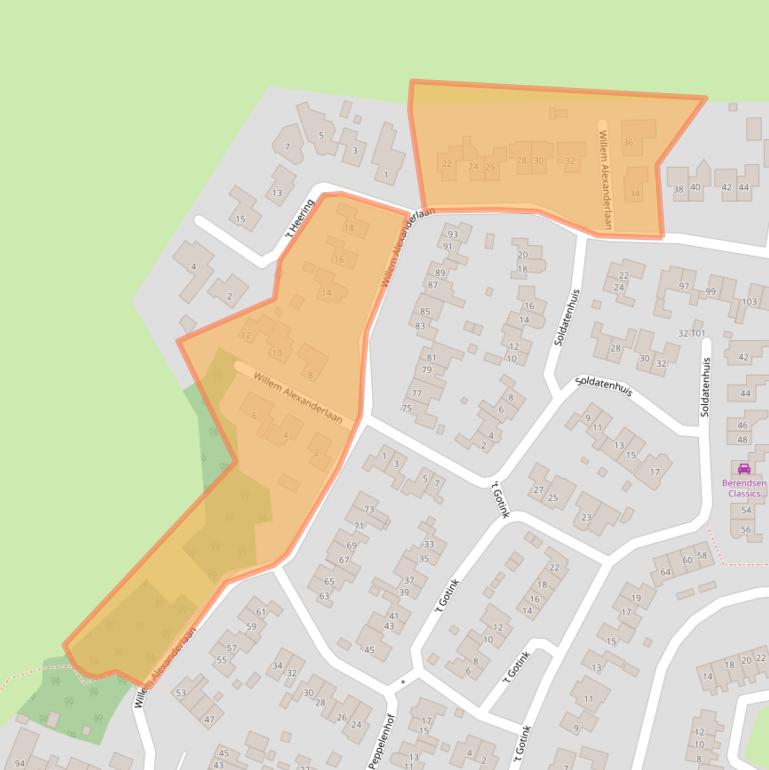 Kaart van postcodegebied 7261WK.
