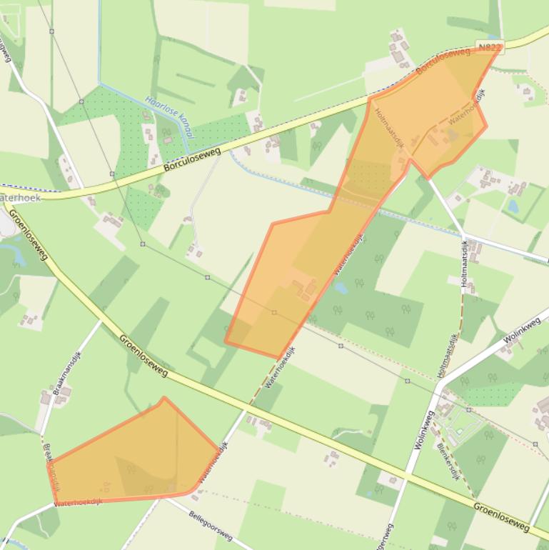 Kaart van postcodegebied 7273PE.