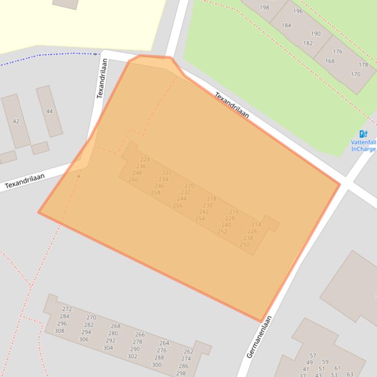 Kaart van postcodegebied 7312JE.