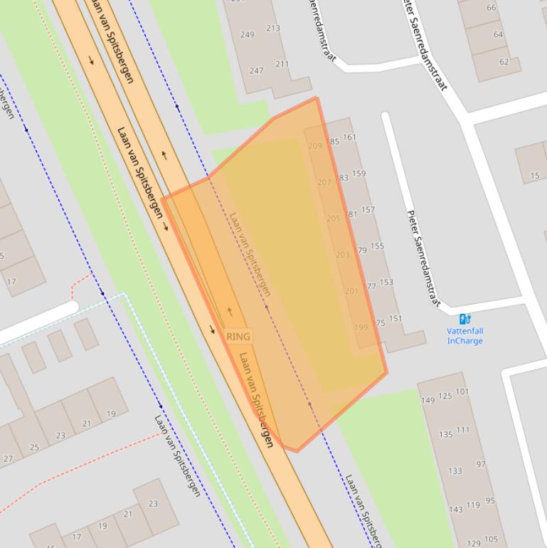 Kaart van postcodegebied 7312RB.