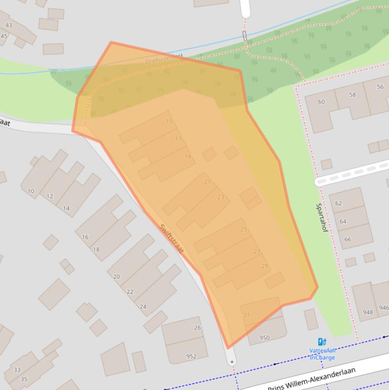 Kaart van postcodegebied 7312VR.