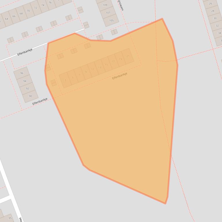 Kaart van postcodegebied 7324DC.