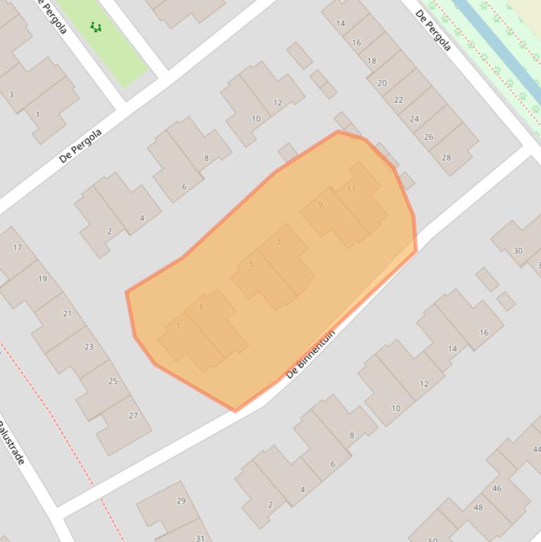 Kaart van postcodegebied 7325JK.