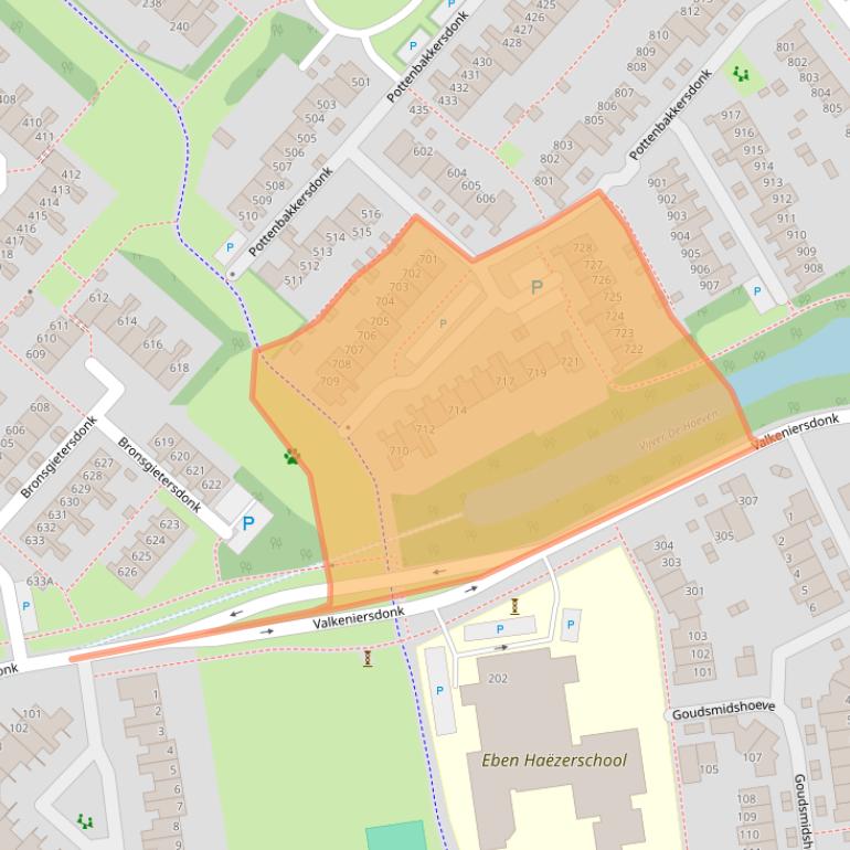 Kaart van postcodegebied 7326PJ.
