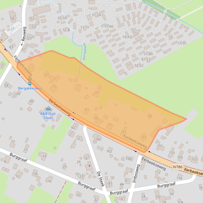 Kaart van postcodegebied 7371CD.