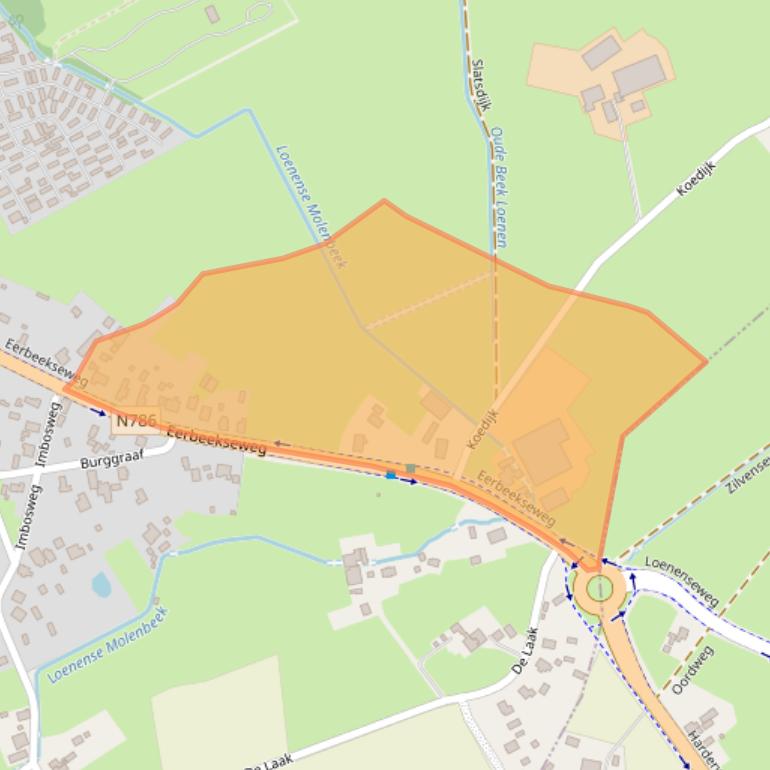 Kaart van postcodegebied 7371CE.