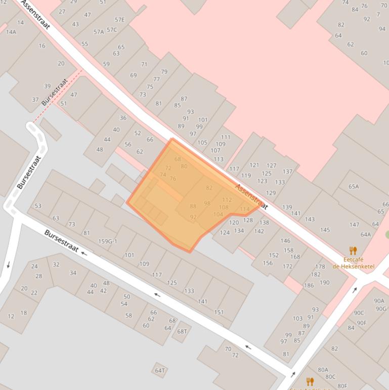 Kaart van postcodegebied 7411VM.