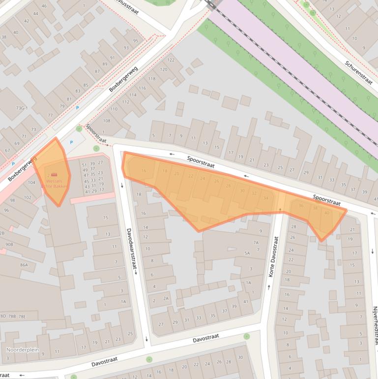 Kaart van postcodegebied 7412VE.