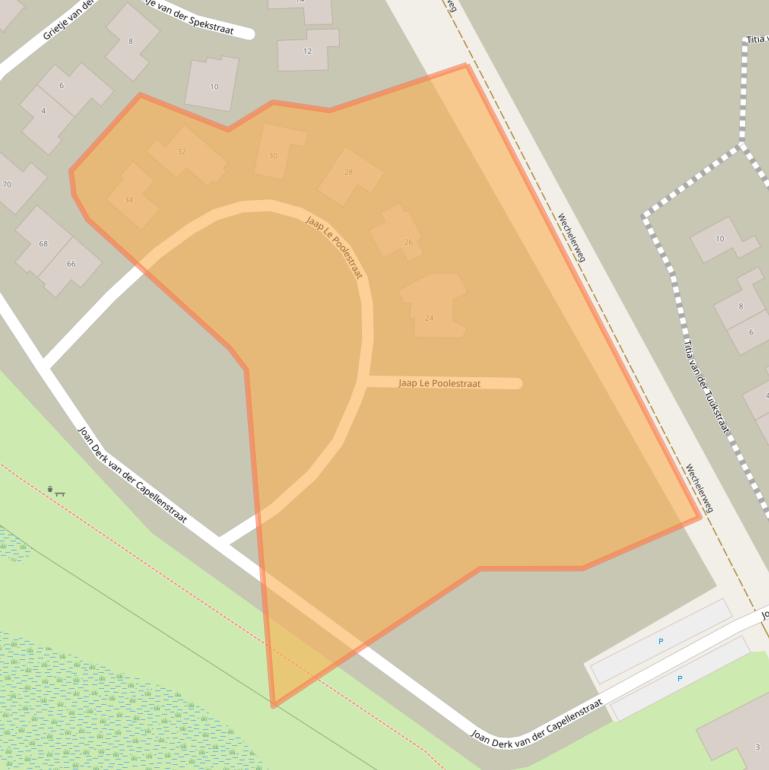 Kaart van postcodegebied 7415NV.