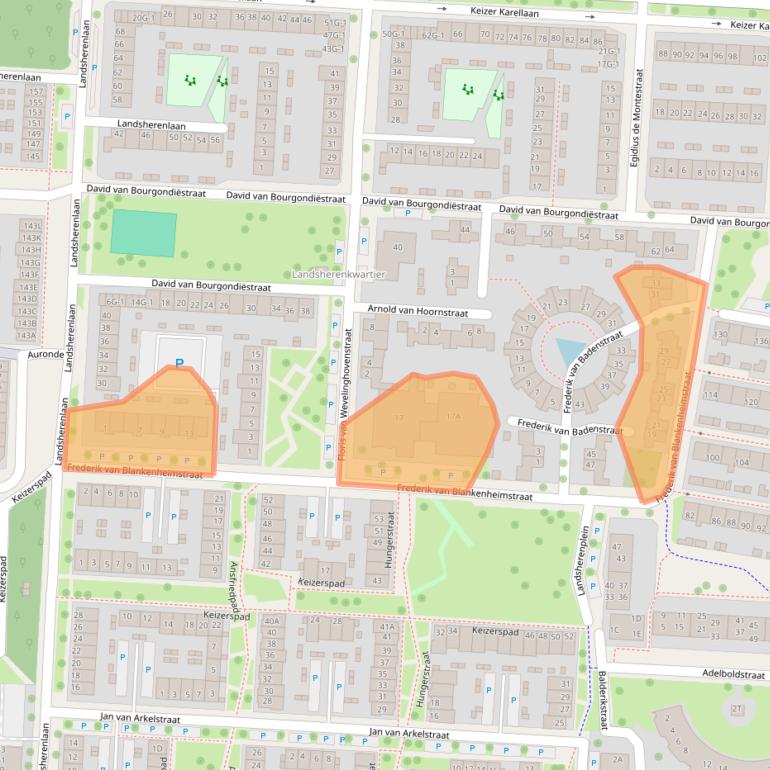 Kaart van postcodegebied 7415VS.