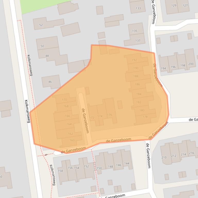 Kaart van postcodegebied 7433GB.