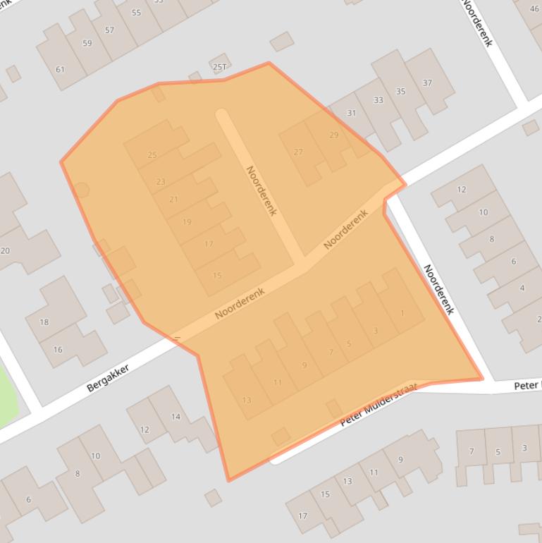 Kaart van postcodegebied 7437VV.