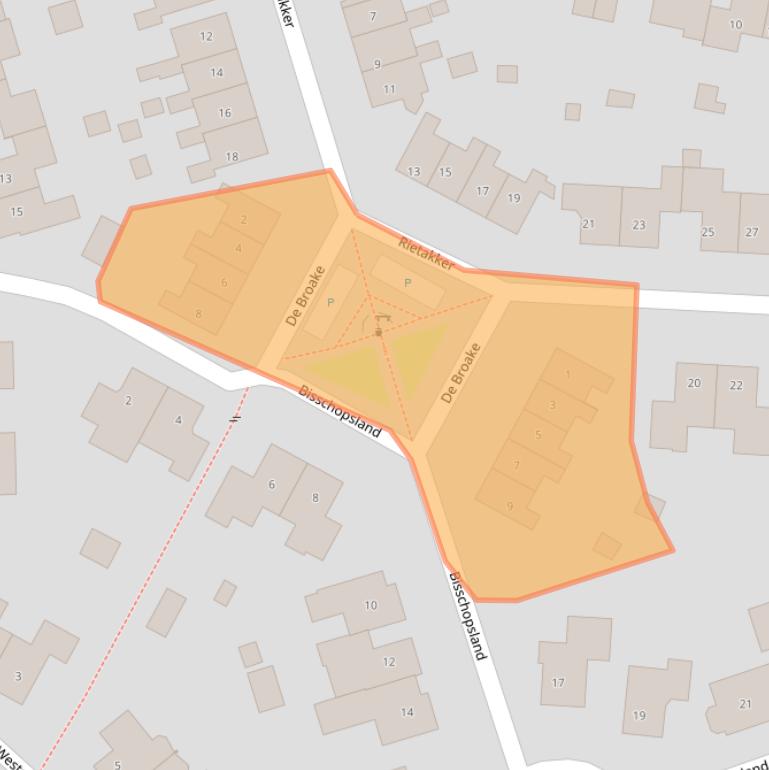 Kaart van postcodegebied 7437XH.