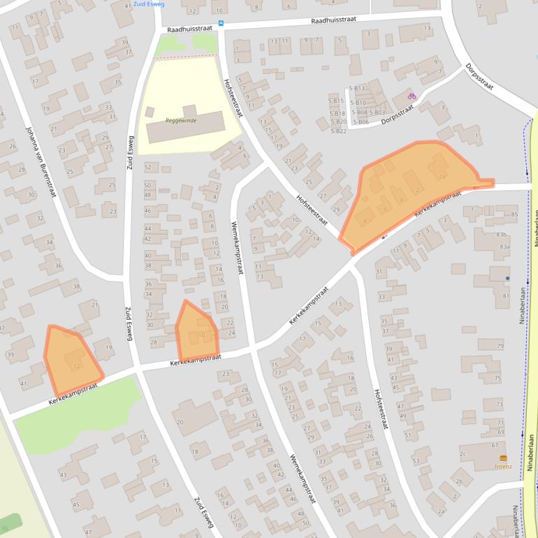 Kaart van postcodegebied 7447HW.