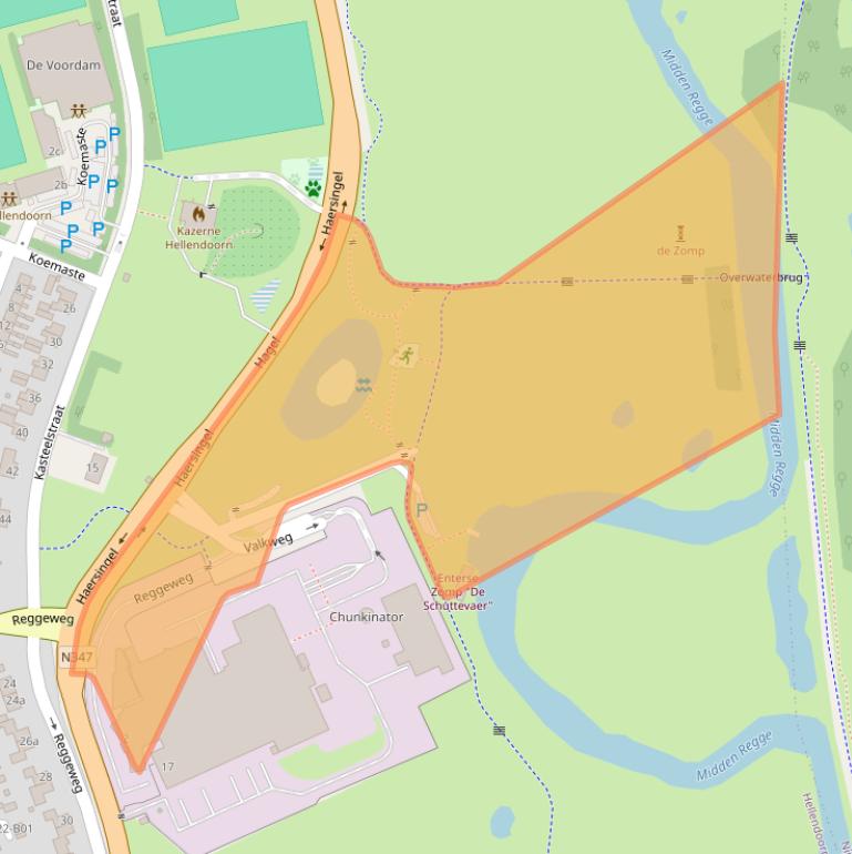 Kaart van postcodegebied 7447JL.